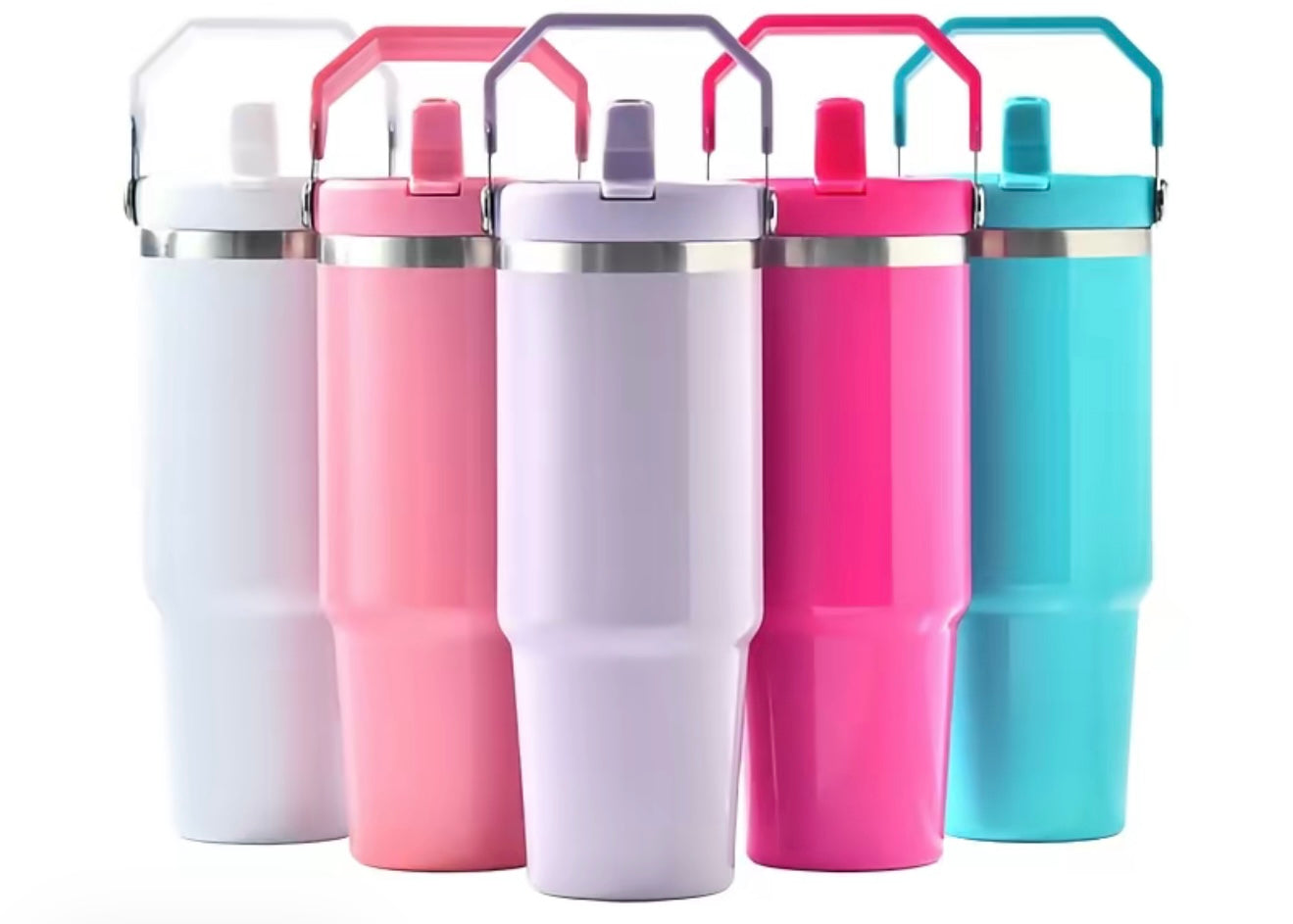 30oz Flip Straw Tumbler