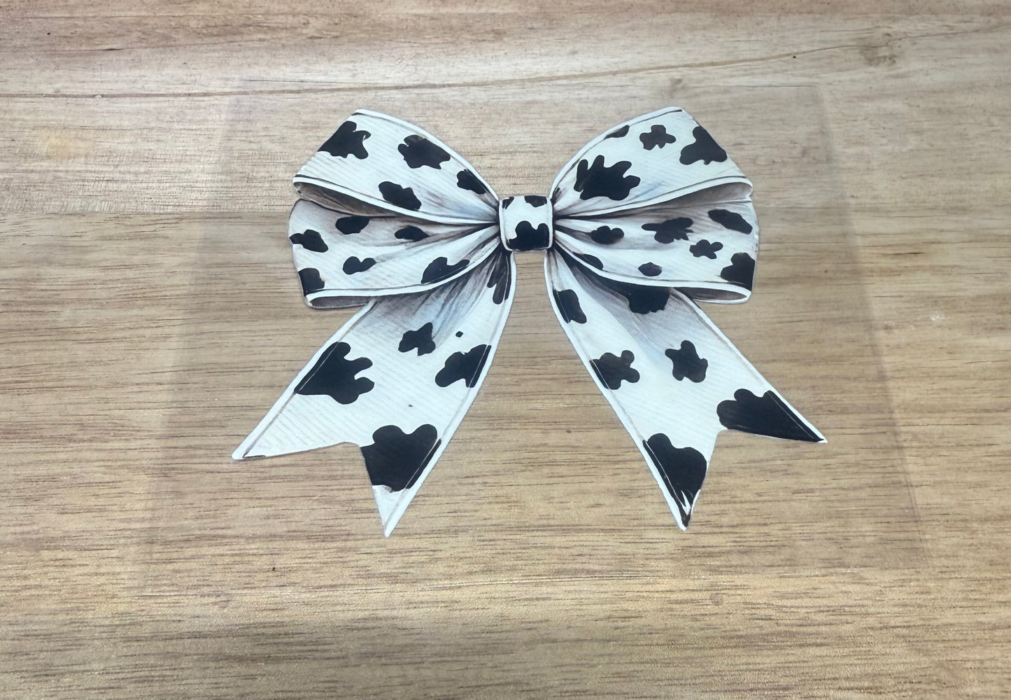 Cow Print Bow A30