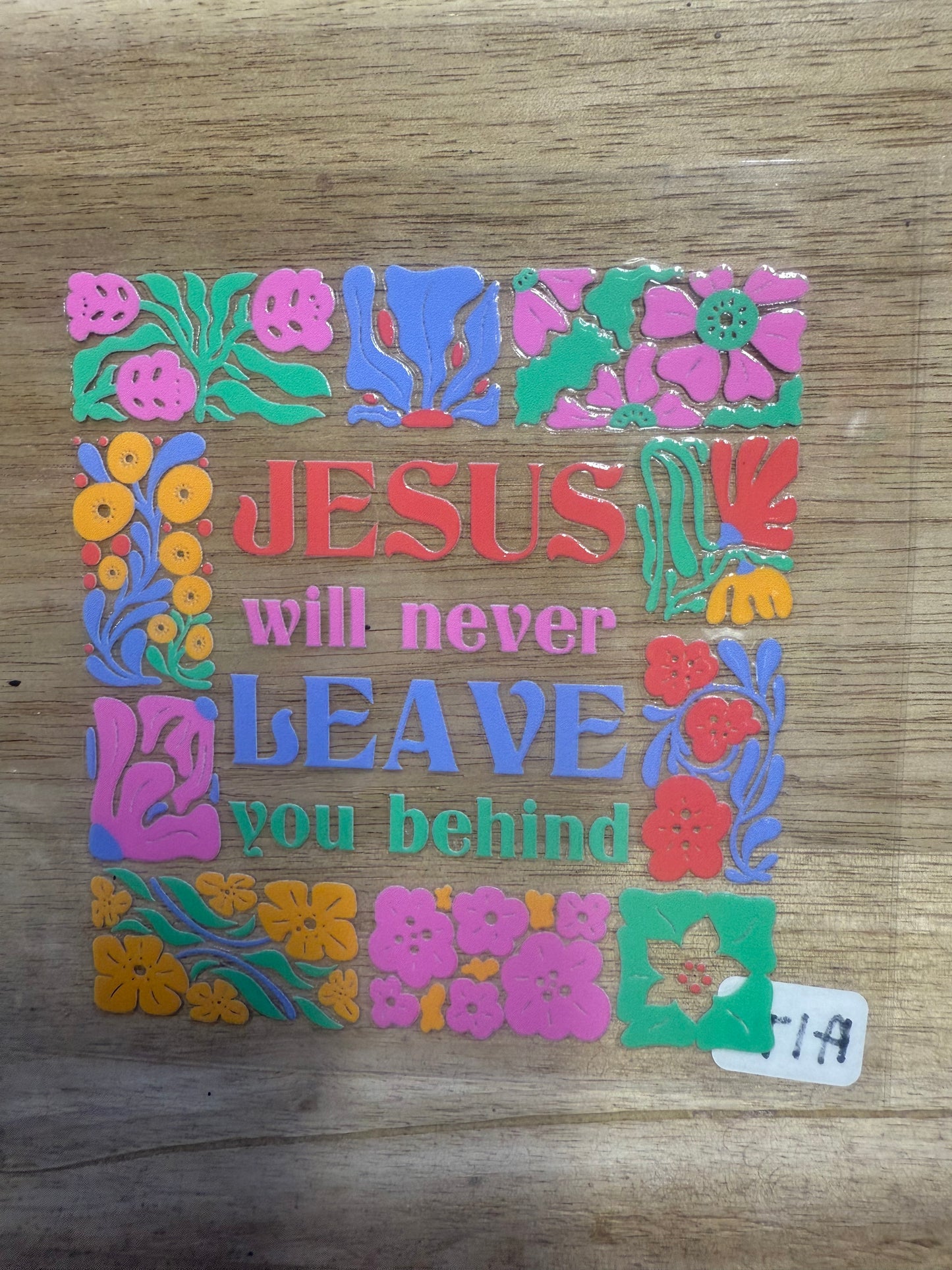 Jesus Will Never Leave A176