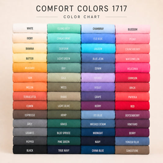 Comfort Colors Custom Shirt Order