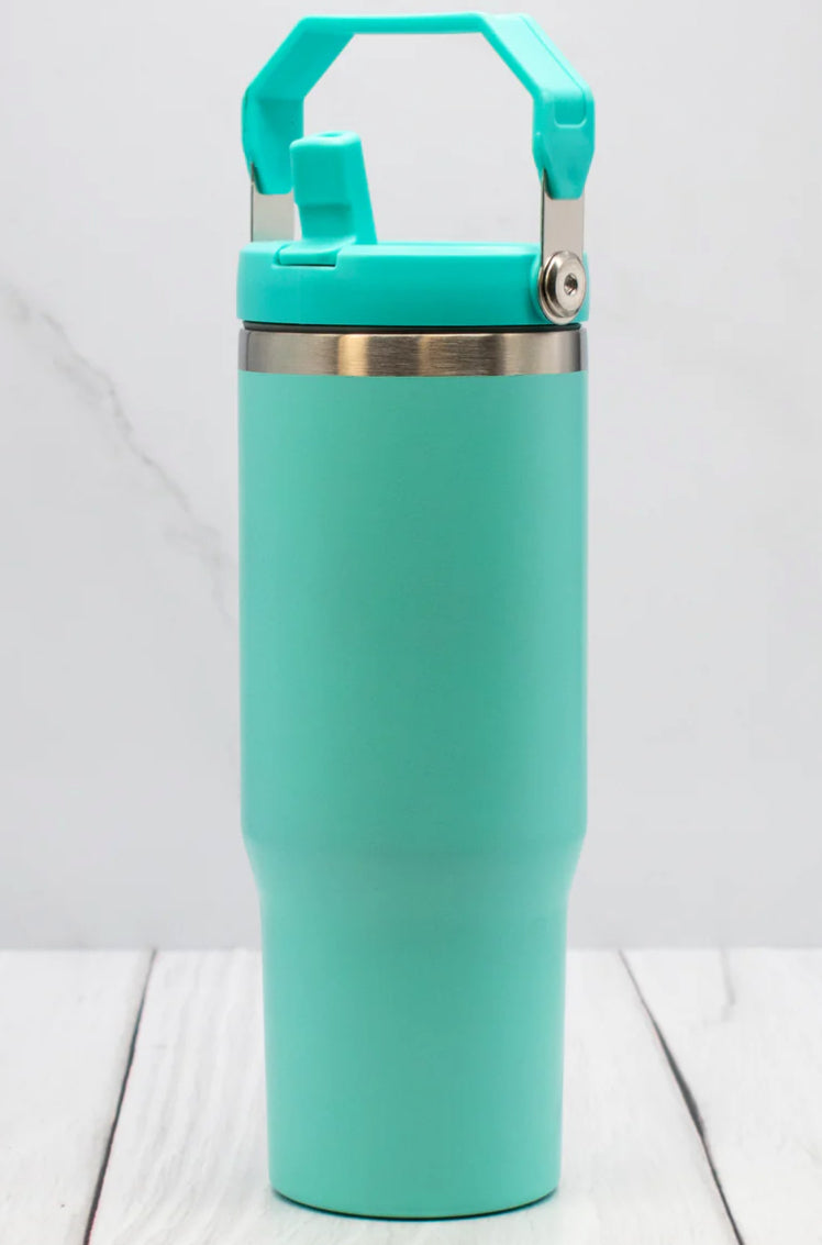 30oz Flip Straw Tumbler