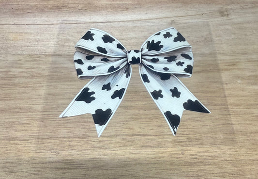 Cow Print Bow A30