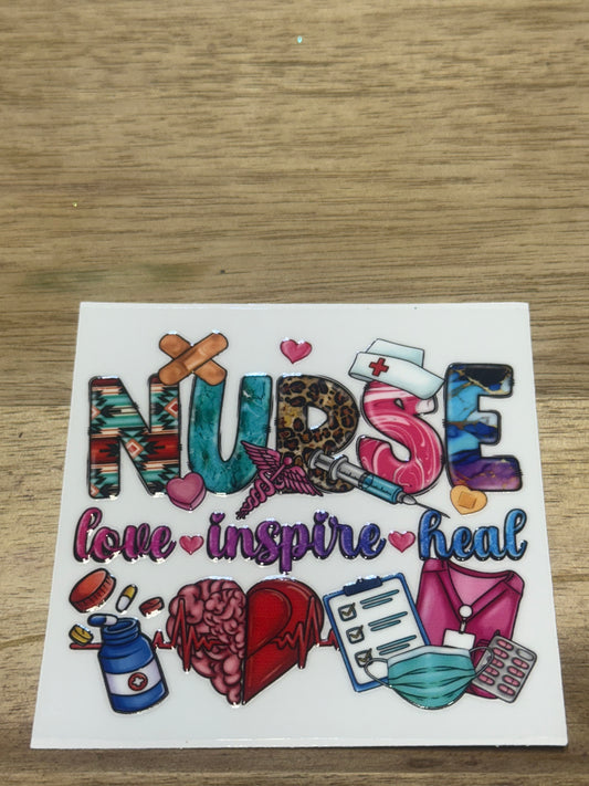 Nurse Love Inspire Heal A107